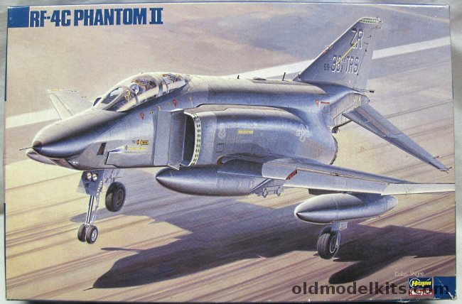 Hasegawa 1/72 RF-4 Phantom II - USAFE 38th TRS 26th TRW / 106th TRS 117th TRW Alabama Air National Guard / 15th TRS 18th TFW PAC.A.F. /, Ka10 plastic model kit